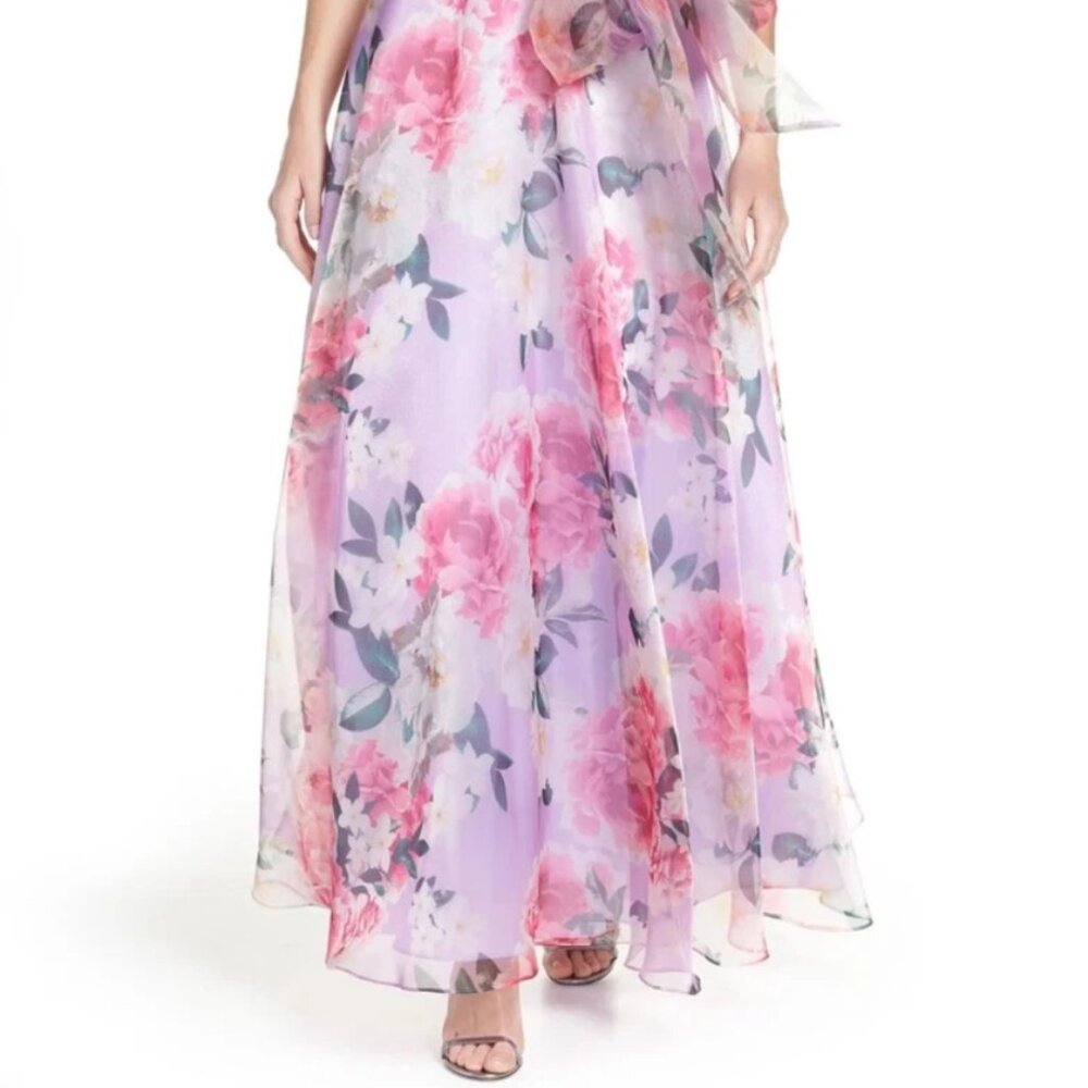 Floral evening dress